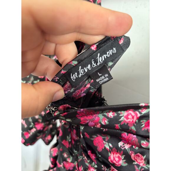 For Love and Lemons Melrose mini dress size Large - Picture 5 of 6